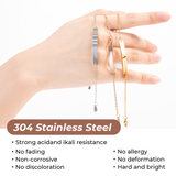 xTool Stainless Steel Tag Bracelet (6pcs), view 4