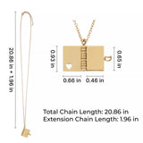 xTool Stainless Steel Book Locket Necklace (3pcs), view 3