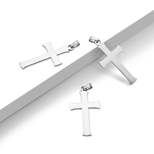 xTool Stainless Steel Cross Pendant (10pcs)