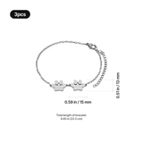xTool Stainless Steel Dog Paw Bracelet (3pcs), view 3