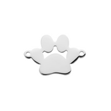 xTool Stainless Steel Dog Paw Hang Pendant (10pcs), view 4