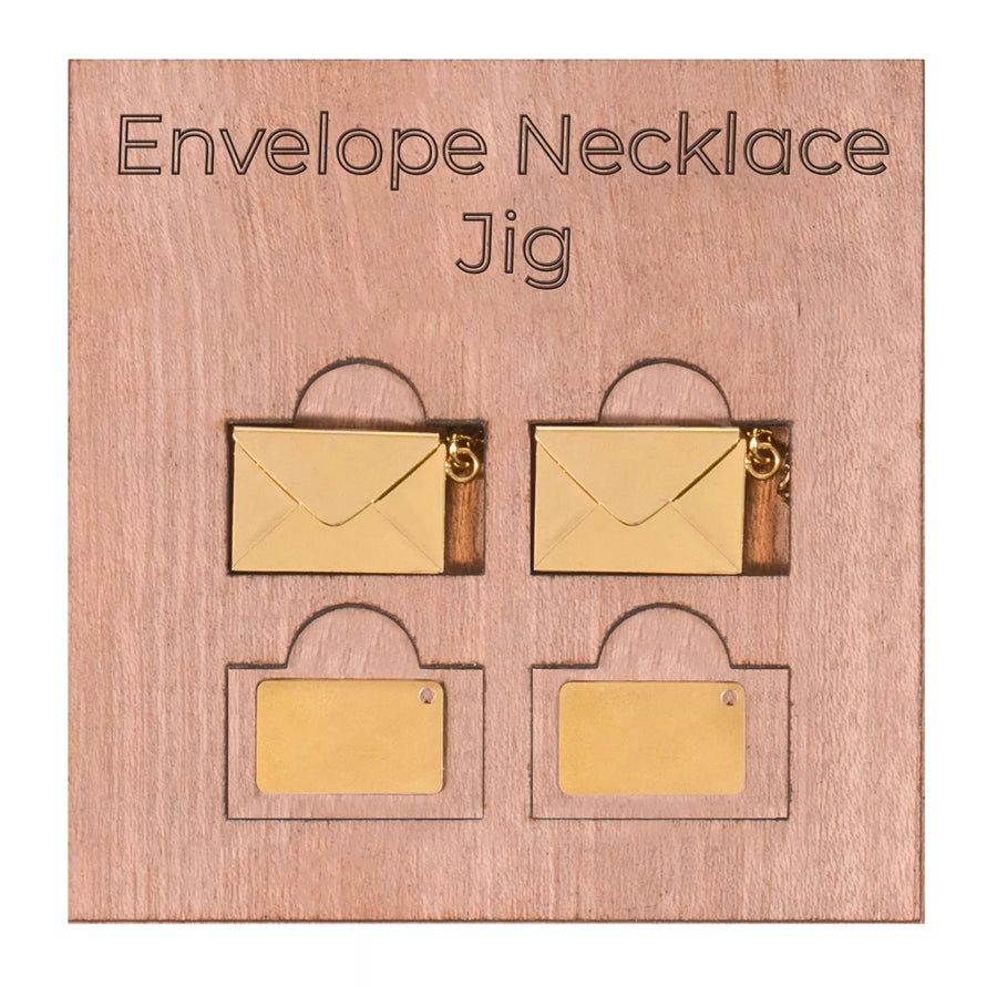xTool Stainless Steel Envelope Necklace JIG File