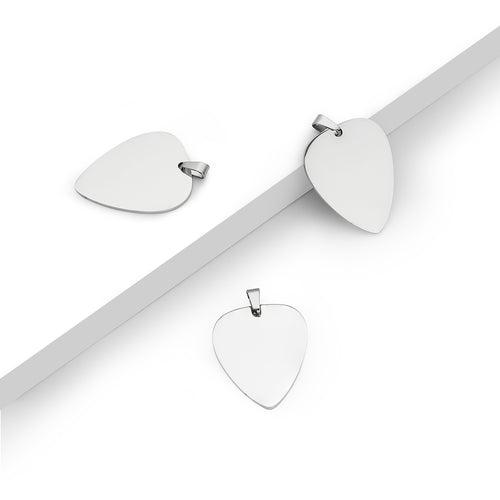 xTool Stainless Steel Guitar Pick Pendants (10pcs)