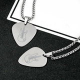 xTool Stainless Steel Guitar Pick Pendants (10pcs), view 2