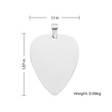 xTool Stainless Steel Guitar Pick Pendants (10pcs), view 3