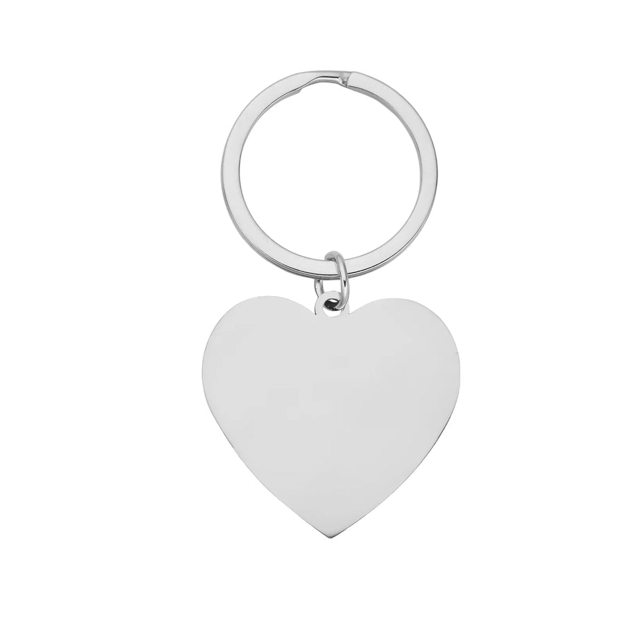 xTool Stainless Steel Heart Keychain (10pcs)
