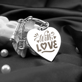 xTool Stainless Steel Heart Keychain (10pcs), view 2
