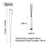 xTool Hidden Message Stainless Steel Necklace (3pcs), view 3