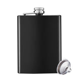 xTool Stainless Steel Black Hip Flask (8oz), view 5