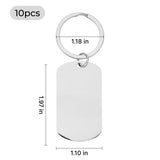 xTool Stainless Steel Military Keychain (10pcs), view 3