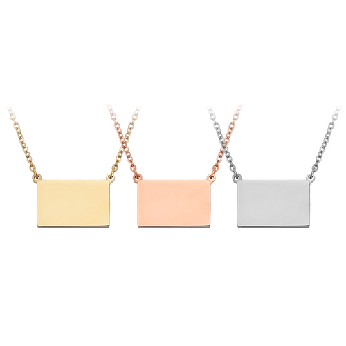 xTool Stainless Steel Pull-Out Envelope Necklace (3pcs)
