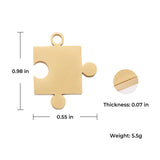 xTool Stainless Steel Puzzle Pendant (30pcs), view 3