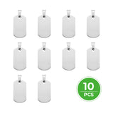 xTool Stainless Steel Rounded Rectangle Pendant (10pcs), view 4
