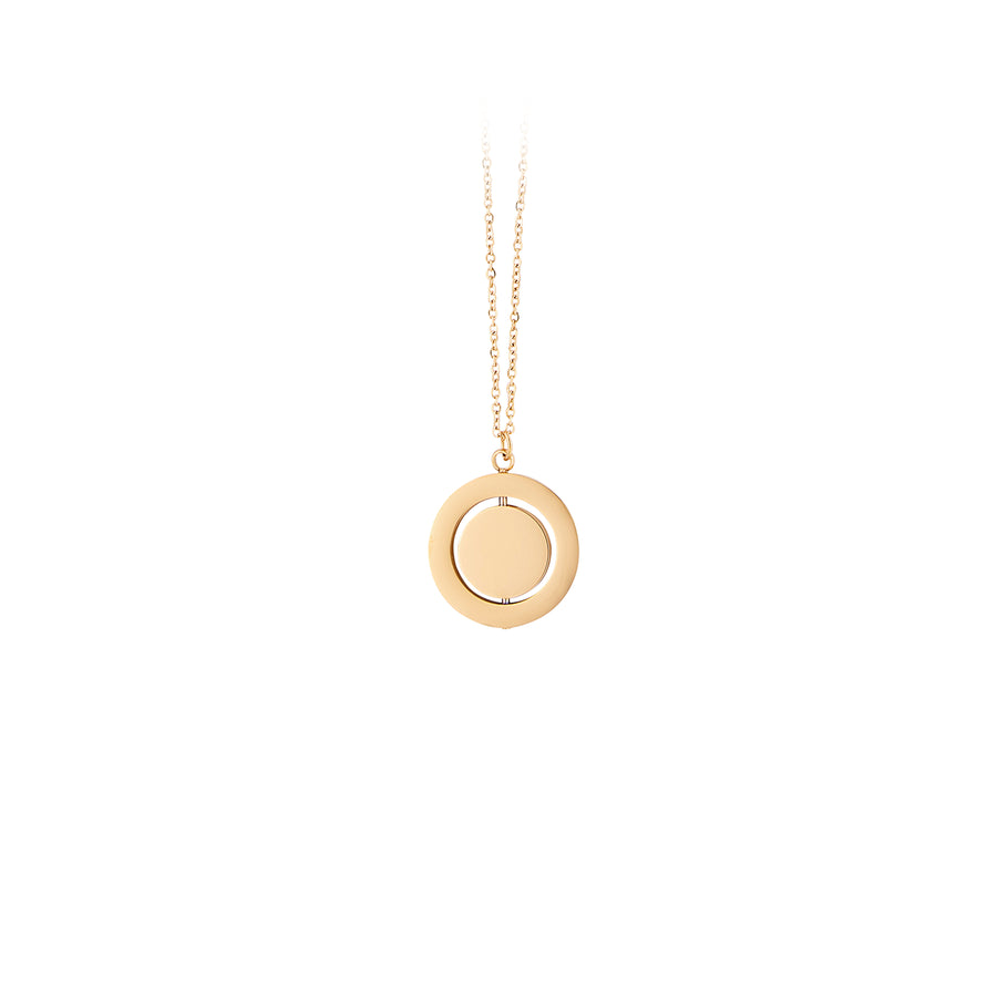 xTool Stainless Steel Spinner Pendant Necklace (3pcs)