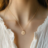 xTool Stainless Steel Spinner Pendant Necklace (3pcs), view 2