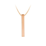 xTool Stainless Steel Vertical Bar Necklace (6pcs), view 4