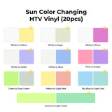 xTool Sun Color Changing Heat Transfer Vinyl (20pcs), view 5