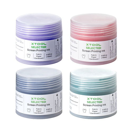 xTool Thermochromic Screen Printing Ink Set (4 Colors)