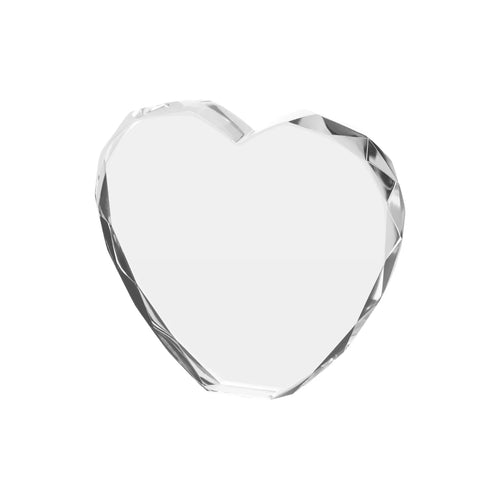 xTool Thin Beveled Faceted Heart-Shaped K5 Crystal (3pcs)