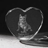 xTool Thin Beveled Faceted Heart-Shaped K5 Crystal (3pcs), view 2
