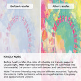 xTool Tie-Dye Infusible Ink Transfer Sheets (14pcs) 4.5" x 9.5", view 4