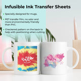 xTool Tie-Dye Infusible Ink Transfer Sheets (14pcs) 4.5" x 9.5", view 5