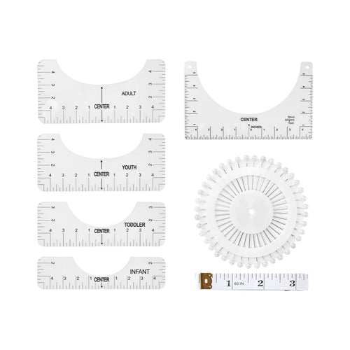 xTool Versatile T-Shirt Ruler Tool Set