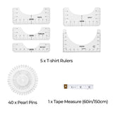 xTool Versatile T-Shirt Ruler Tool Set, view 3