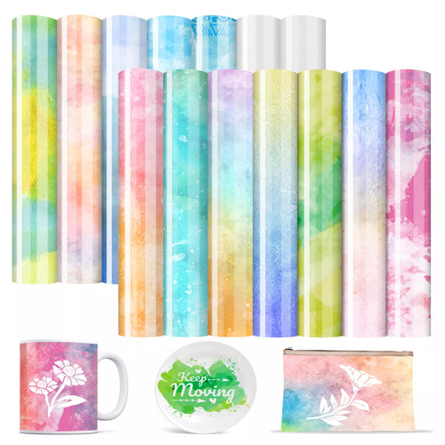 xTool Watercolor Infusible Ink Transfer Sheets (14pcs) 12" x 10"