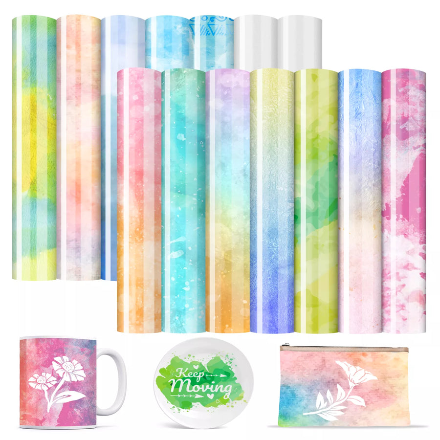 xTool Watercolor Infusible Ink Transfer Sheets (14pcs) 12" x 10"