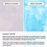 xTool Watercolor Infusible Ink Transfer Sheets (14pcs) 12" x 10", view 4