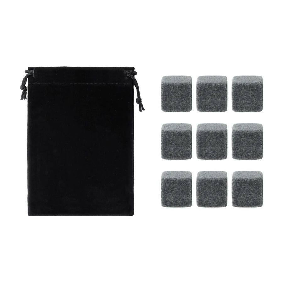 xTool Whiskey Stones with Velvet Carrying Pouch (9pcs)