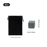xTool Whiskey Stones with Velvet Carrying Pouch (9pcs), view 3