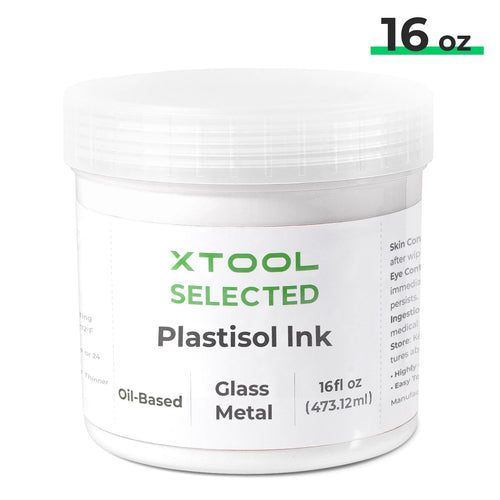 xTool White Oil-Based Screen Printing Ink (16oz)