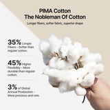 xTool Ecru Stain-Resistant Pima Cotton T-Shirt, view 5