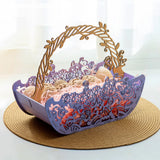 xTool Wooden Easter Egg Basket Craft Kit (FREE Easter's Design Files), view 2