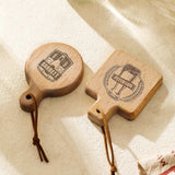 xTool Wooden Round and Square Magnet Bottle Opener (2pcs), view 2