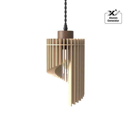 xTool Wooden Spiral DIY Pendant Lamp Kit