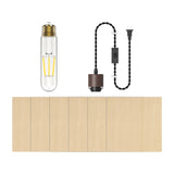 xTool Wooden Spiral DIY Pendant Lamp Kit, view 4