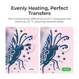 xTool Heat Press Tool for T-shirts, HTV, Sublimation and DTF Transfers, view 5