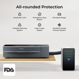 xTool P2S 55W Desktop CO2 Laser Cutter for Education, view 6