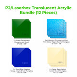 xTool P2/Laserbox Translucent Acrylic Bundle (12pcs), view 3
