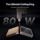 xTool P3 80W Flagship CO2 Laser Cutter with Intelligent Automation, view 4