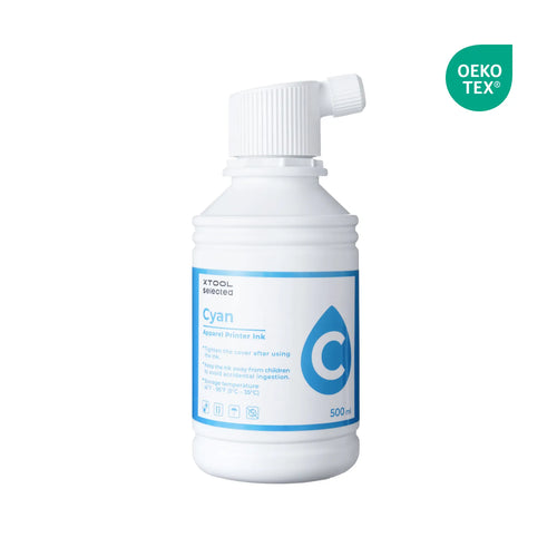 xTool 500ml Cyan Apparel Printer Ink