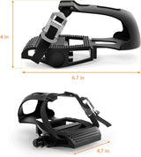 Yesoul Bike Pedals With Toe Clips Cage, view 3