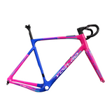 YOELEO Altera G21 DB Gravel Bike Frameset Panda Purple, view 2