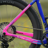 YOELEO Altera G21 DB Gravel Bike Frameset Panda Purple, view 3