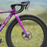 YOELEO Altera G21 DB Gravel Bike Frameset Panda Purple, view 4
