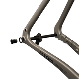 YOELEO Altera G21 DB Gravel Bike Frameset Champagne, view 4