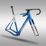 YOELEO Altera G21 DB Gravel Bike Frameset Prism Blue, view 3